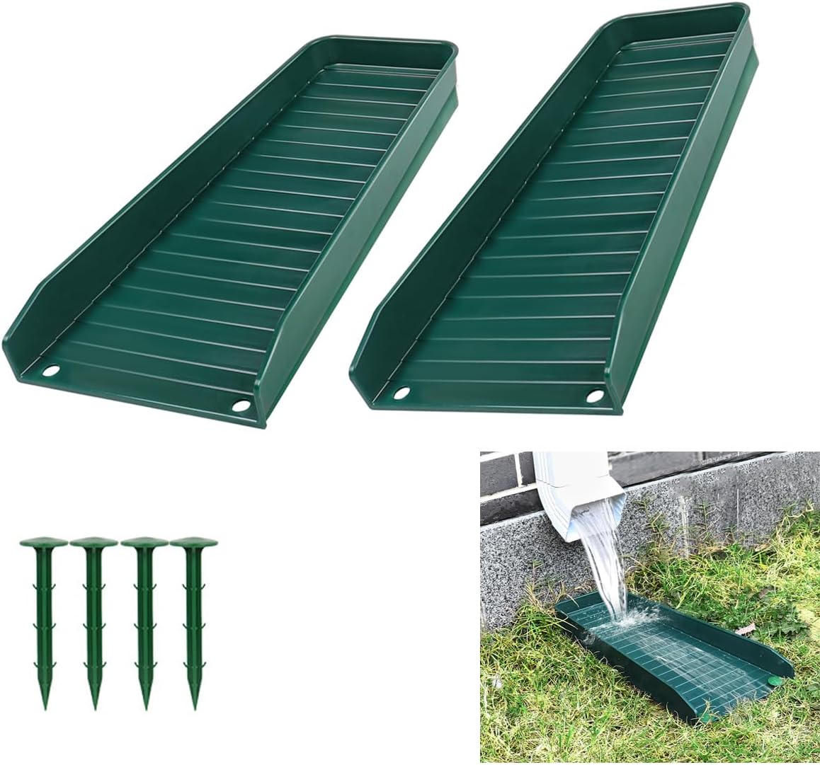 MISDENK Rain Gutter Downspout Extension, Downspout Splash