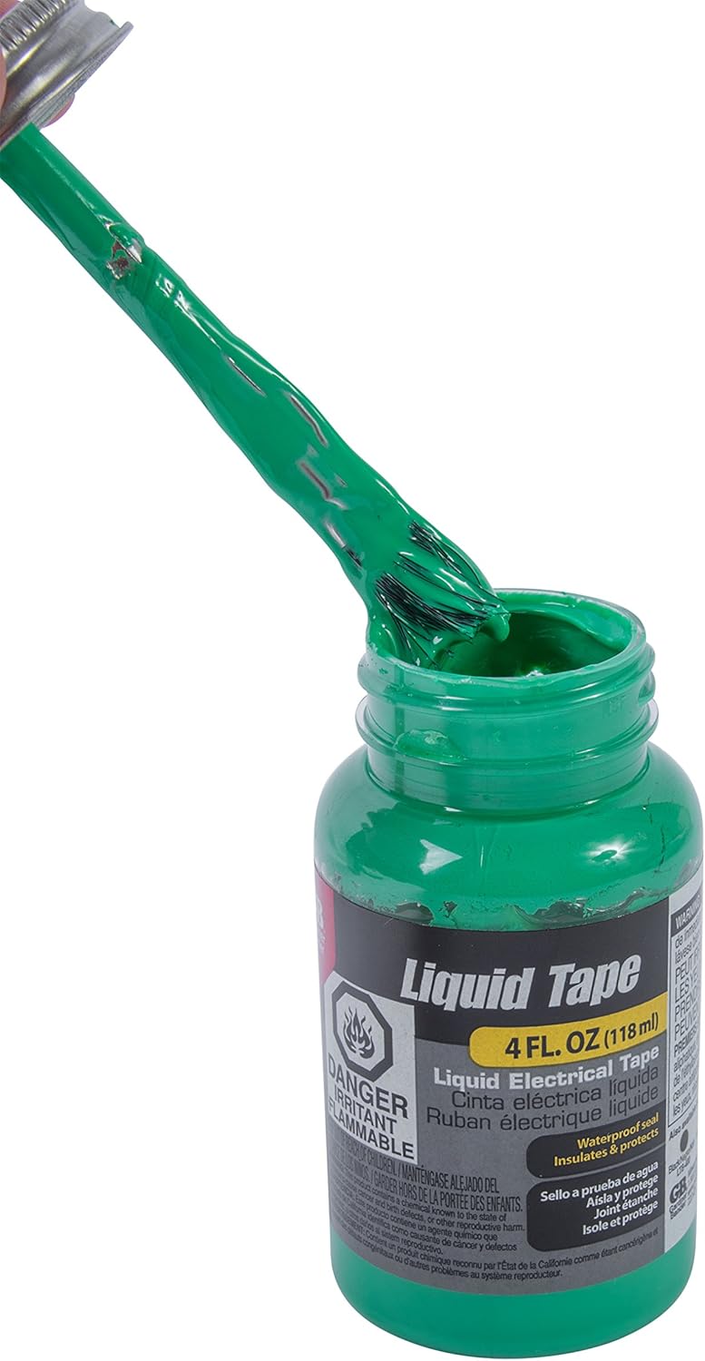 New Product Gardner Bender, Green LTG-400 Waterproof Liquid Electrical Tape, 4 oz, Bottle, 4 Fl Oz
