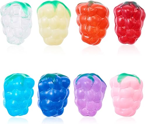 Miniatura 8 de FASHEWELRY 20 cuentas redondas transparentes de cristal transparente, cuentas de cristal transparente, flores de dibujos animados, frutas, conejo,