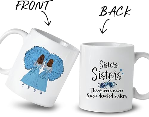 Miniatura 2 de Gossby Taza de café para hermana, regalo para hermana de parte de hermana, Navidad, cumpleaños, regalo de larga distancia para hermana del alma,