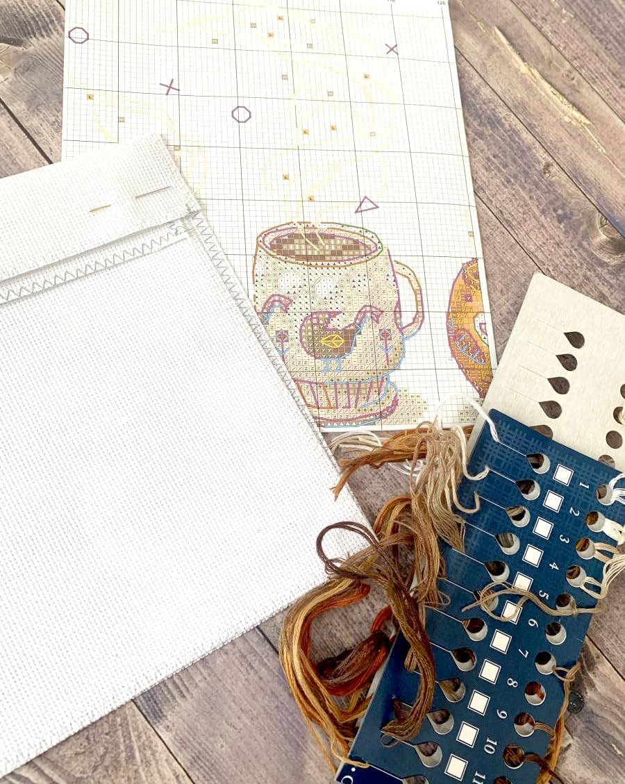 アドリアーナ クロスステッチキット ティーコレクション グリーンメリッサ ANK-39