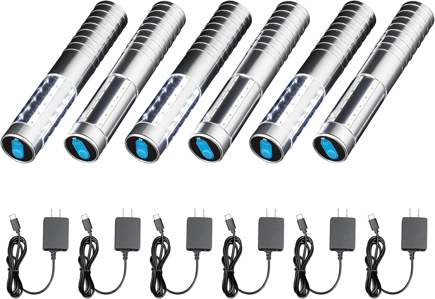 WILON Bottle Service Lights Rechargeable Bottle Service Sparklers Reusable Handheld Girl Lights LED Baton Strobe Light for Parties Bar Club Nightclub Birthday Weddings - Upgraded Version