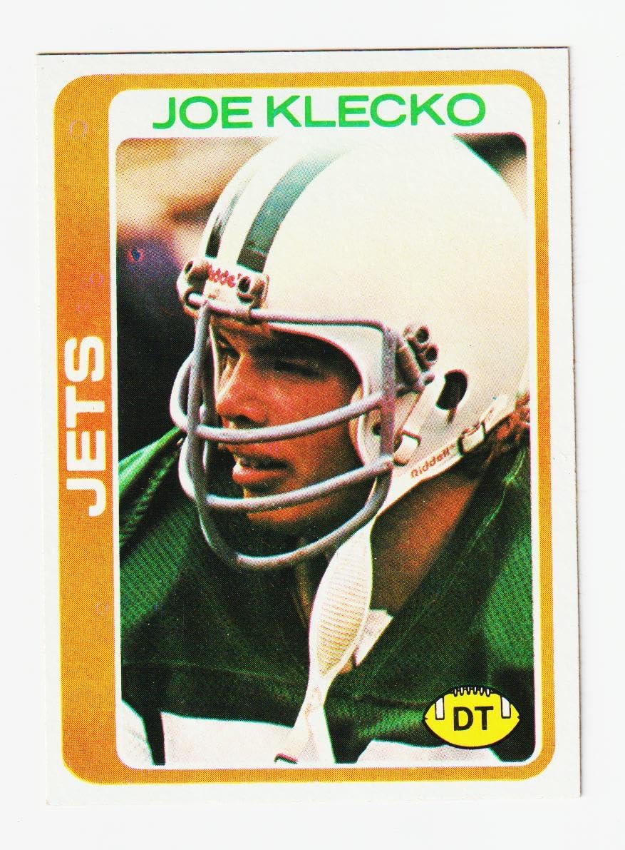 Joe Klecko 1978 Topps Rookie Football Card #287 - New York Jets