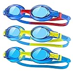 findway Kids Swim Goggles, Kids Swimming Goggles Anti-fog No Leaking Girls Boys for Age 3-12