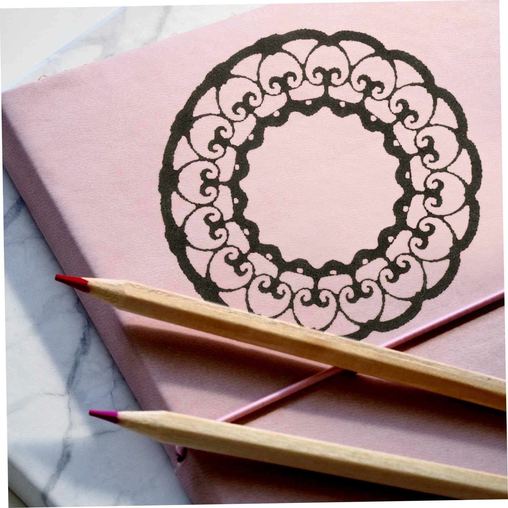 SHINEOFI 5 Sätze Hohlmaterial Papier Schrott Kunstpapier Heimwerken Kreativpapier Pauspapier Für Schnittmuster Vintage-papier Für Scrapbooking Tagebuch Notizbuch Papier 40 Blätter * 5