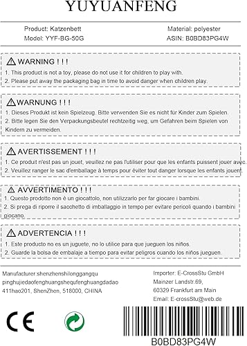 Miniatura 9 de YUDANSI Cama para gatos con capucha para gatos de interior, cama para perros con capucha grande cubierta para perros pequeños, gatos, cachorros,