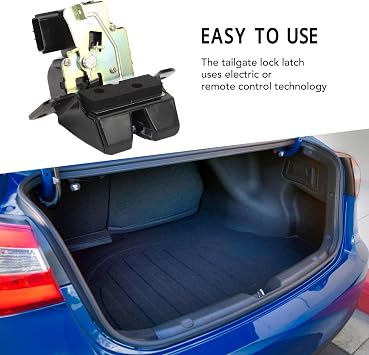 Trunk Lock Latch Actuator Compatible with Kia Forte 5 Hatchback 2014-2018, Rear Tailgate Lock Latch Actuator Replace for 81230-A7500 Rear Back Door Hatch Latch Lock Assembly