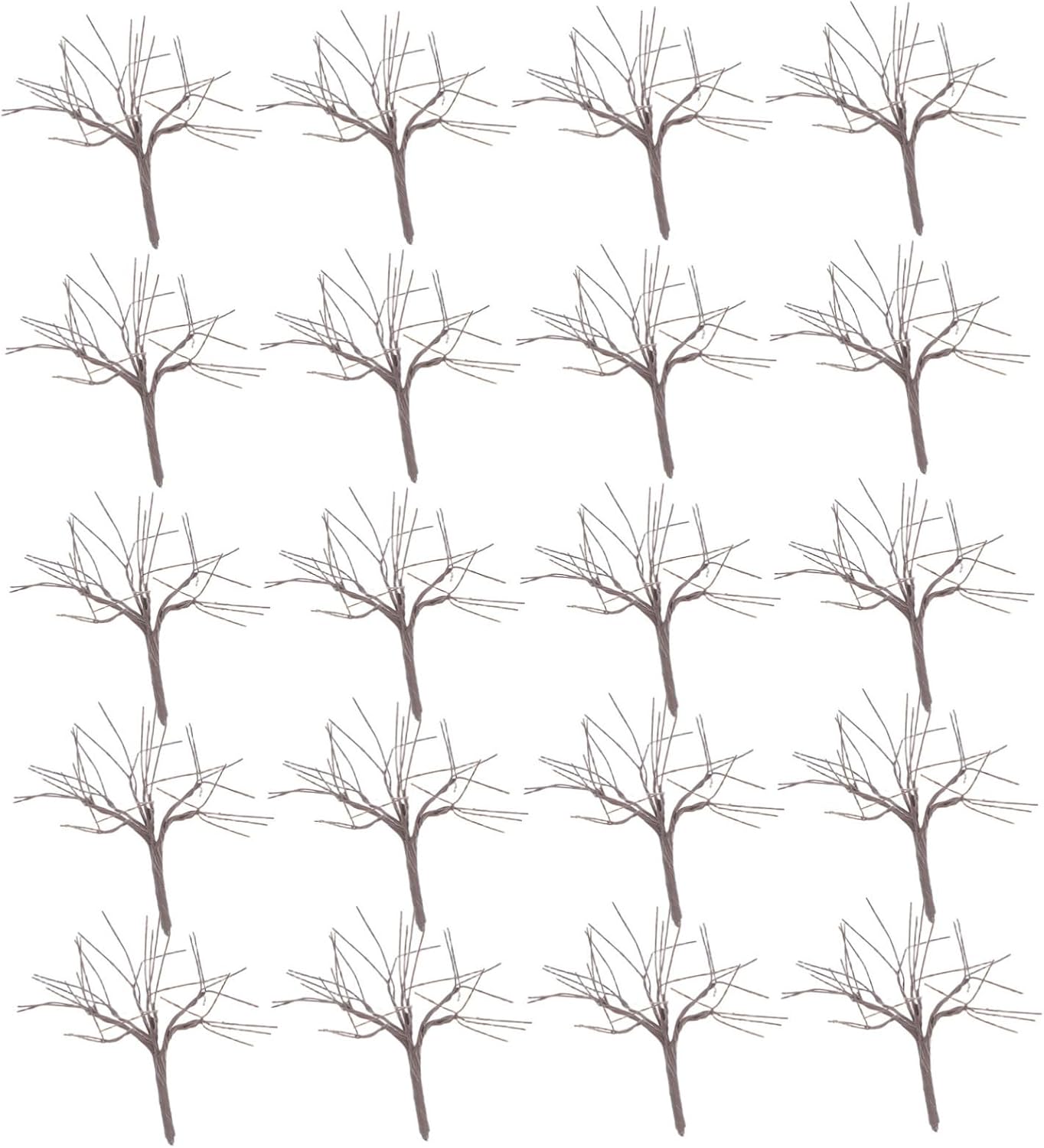 Happyyami 20pcs Coffee Miniature Tree Boles for Diorama and Home Decor