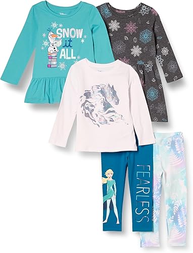 Tienda Essentials Disney Marvel Star Wars Frozen Conjunto de ropa de mezcla y combinación de princesa para niñas y niños pequeños de talla única