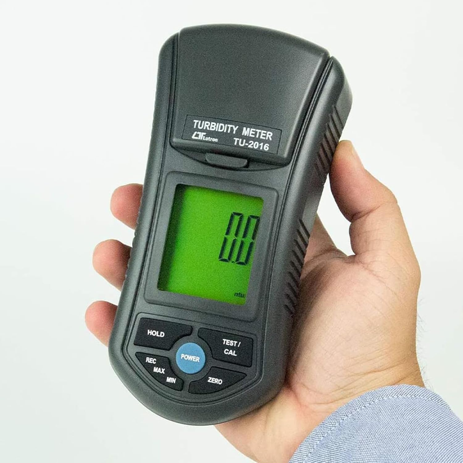 Portable Digital Water Turbidimeter, Scientific Turbidity Meter, Measuring Range 0.00~3.50ppm (mg/L), with LCD Display, for Lab Water Treatment Plant Wine Industry