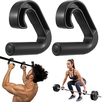 Neutral Grip Pull Up Handles 2-Pack Heavy Duty Nylon Handles for Pull-Ups, Deadlifts & Resistance Bands, 800LB Capacity, Non-Slip Ergonomic Grips Gym & Home Workout Accessories