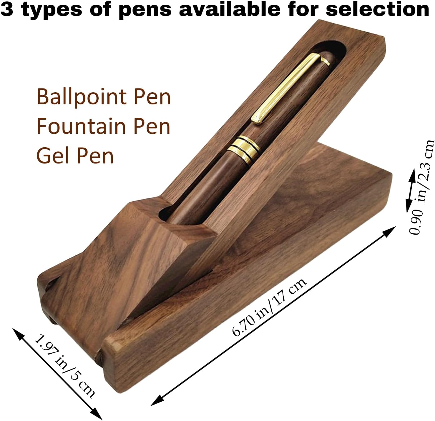 Custom Pens Customized walnut wood Pen with Name with Wooden Gift Box Personalized Gift for Men Women Boss Teacher Co-worker Friends Executive Gift Shoppe
