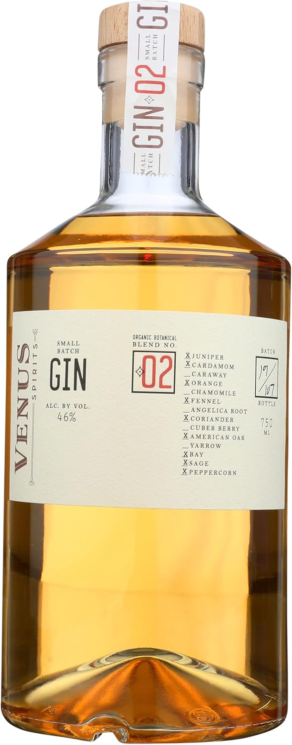 Venus Spirits, Gin Botanical Blend No 02 Organic, 750 Ml