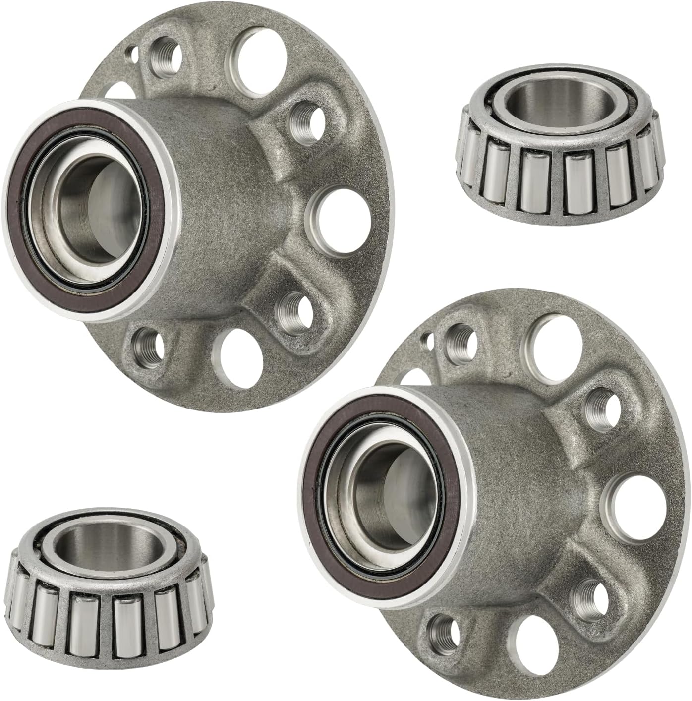 KAX 520003 Front Wheel Bearing and Hub Assembly Compatible with 2012-2015 Mercedes-Benz C250, 2010-2014 Mercedes-Benz E350, 2008-2011 Mercedes-Benz C300, 2PCS Wheel Bearing 5 Lug