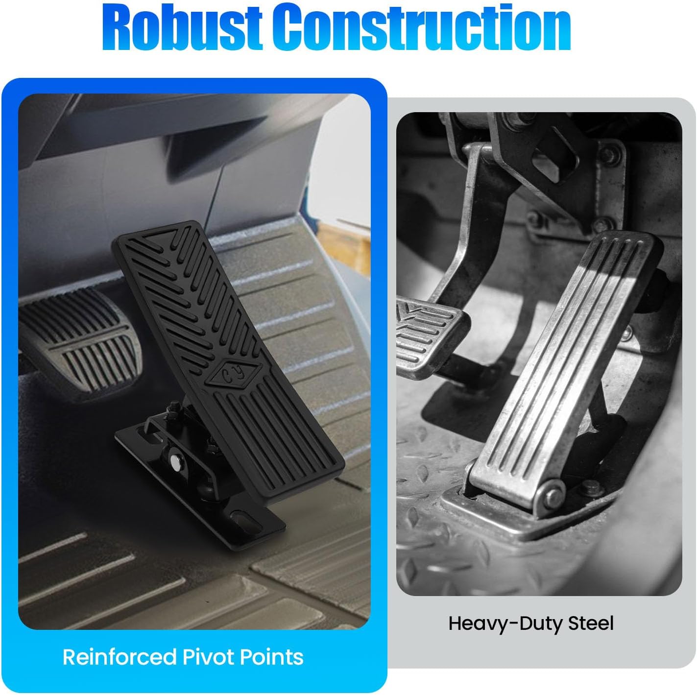 Industrial Hydraulic Foot Pedal Valve - Dual Channel Pilot Control for Excavator Breaker Hammers | Anti-Slip Design | Compatible with Most Excavator Models
