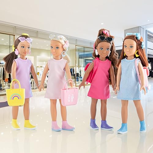 Miniatura 10 de Corolle Girls Melody Shopping Surprise Set de muñeca de moda y juego de accesorios de 6 piezas, para niños a partir de 4 años