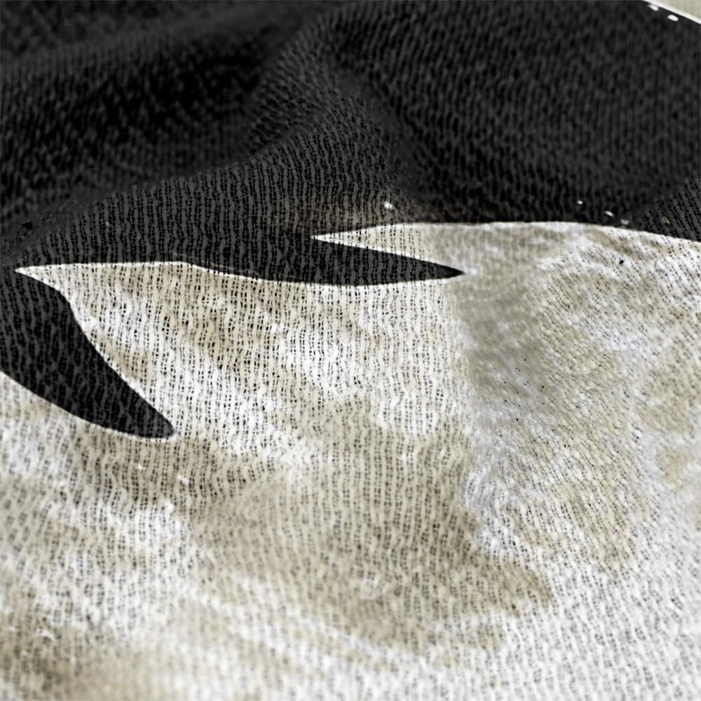 LOGOVISION JQ Licensing - Royce Mcclure Blanket, 50"x60" Dolphin Moon Silhouette Woven Tapestry Cotton Blend Fringed Throw Blanket