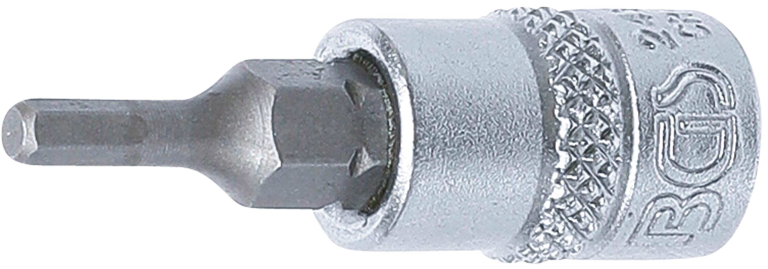 BGS 2497 | Bit Socket | 6.3 mm (1/4") Drive | internal Hexagon 3 mm