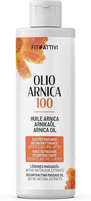 Huile Arnica Forte Massage Décontracturant - Huile Essentielle Arnica 250 ml FITOATTIVI