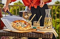 Vista 9 de ooni Pala de Pizza Perforada de 12" – Pala de Pizza de Metal de Aluminio de 12 Pulgadas, Pala Espátula de Pizza, Pala Ligera para Voltear Pizza