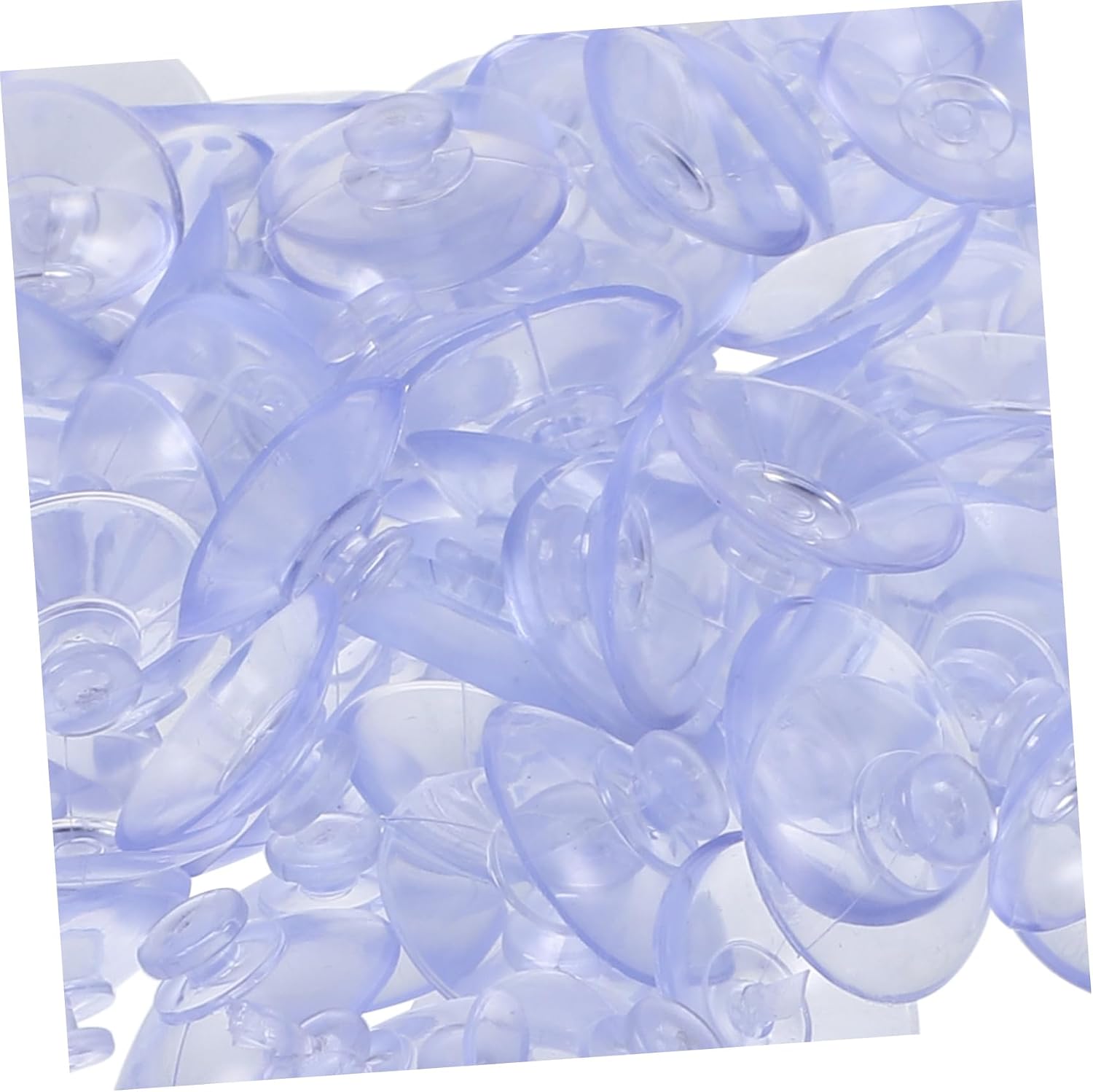 100pcs Small Suction Cup Hooks for Glass Table Tops Reusable Mini Suction Hangers 20mm Diameter for Kitchen and Bathroom Strong Vacuum Pads for Window and Wall