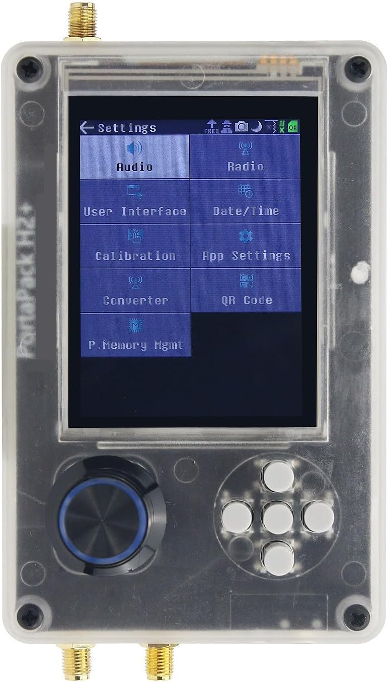 V1.8.0 Upgraded PortaPack H2 3.2" LCD Screen SDR Radio Kit Plastic Shell Finished 7 Antennas & USB Cable