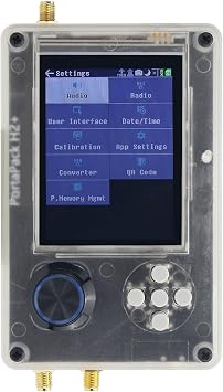 V1.8.0 Upgraded PortaPack H2 3.2 LCD Screen SDR Radio Kit Plastic Shell Finished 7 Antennas & USB Cable