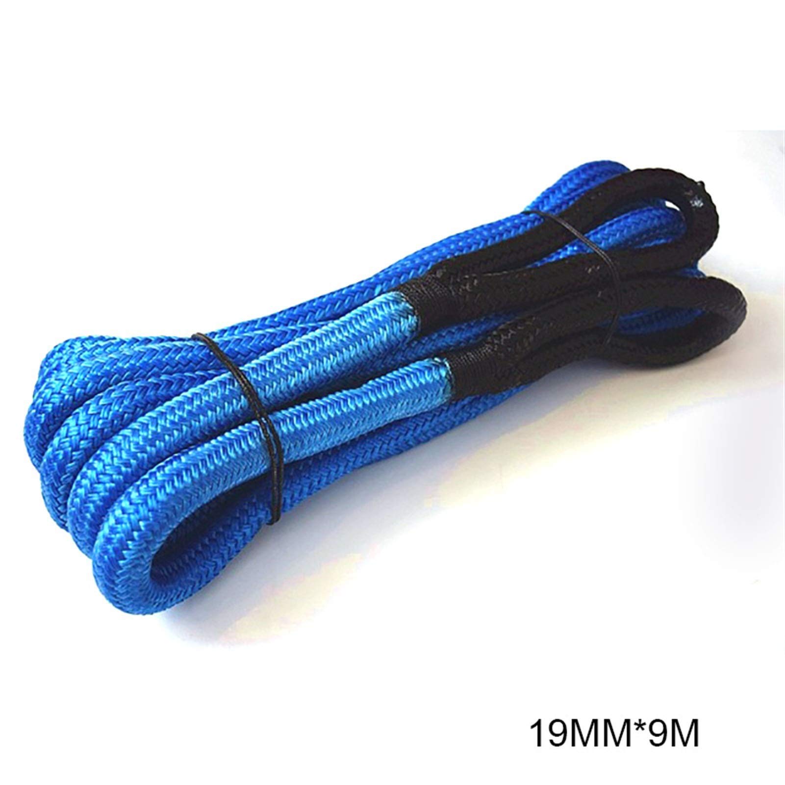 Cuerda del Cabrestante, Cuerda cinética, de recuperación, energía nylon trenzada doble | 19mm 9m orange