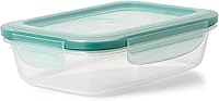 Vista 5 de OXO Good Grips Recipiente de almacenamiento de alimentos a prueba de fugas Smart Seal de 3 tazas, transparente