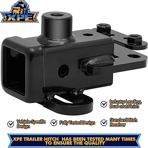 Vista 14 de Enganche de remolque clase 3 para Jeep Gladiator JT (2020-2023), receptor de enganche de 2 pulgadas con pernos, enganche de remolque