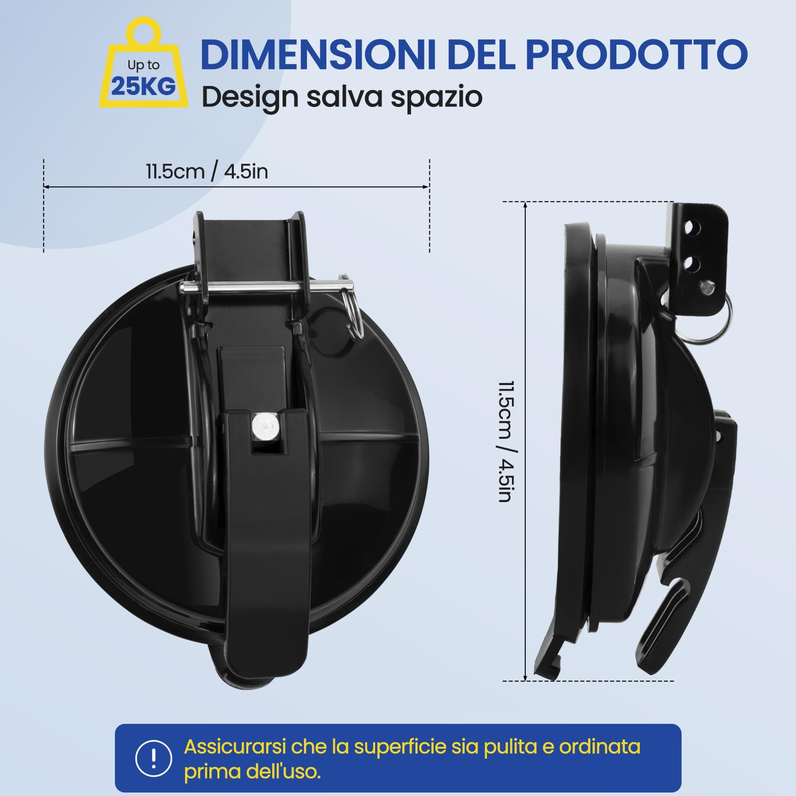 Supporto per Tenda, 2 Pezzi Supporti per Tenda da Sole, Compatibile con T-hule, F-iamma, D-OMETIC, V-W T6 T5 T4 T6.1, F-ORD N-ugget, V-Ans | Accessori per Campeggio, Camper, Roulotte (Nero)
