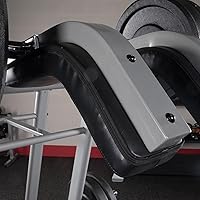 Vista 6 de Body-Solid (SLS500B) Pro Clubline - Máquina de sentadillas y sentadillas hackeo, perfecta para prensa de piernas, sentadillas con cinturón