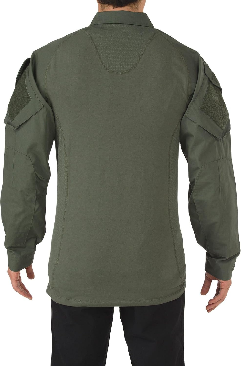 5.11 Tactical Men's Long Sleeve Shirt for Military Law Enforcement, 1/4 Zip, Rapid Assault, Style 72194ABR