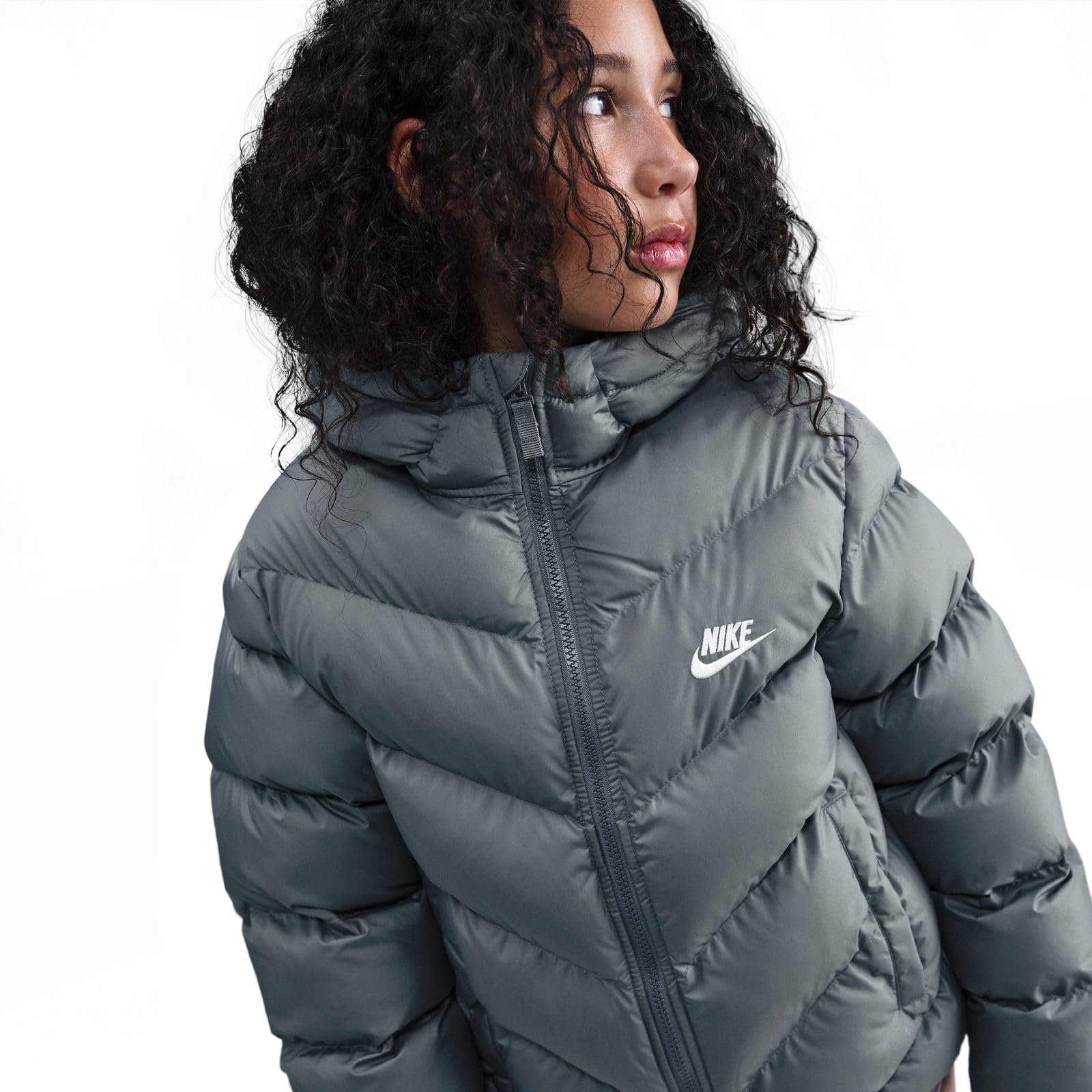NIKE Nike Sportswear All Day Play Therma-fit-puffer-jacke Mit Weiter Passform Für Ältere Kinder Giacca con imbottitura Therma Fit Unisex - Bambini e ragazzi