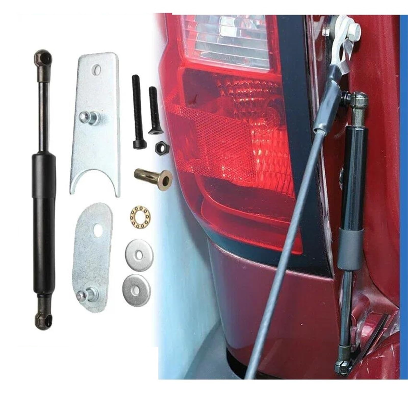 Pistone Molla Gas per Chevrolet per Silverado per Sierra 1500/2500 HD/3500 HD 2007-2018 Auto Portellone Posteriore Ammortizzatore A Gas Lento Imbottiture Serranda