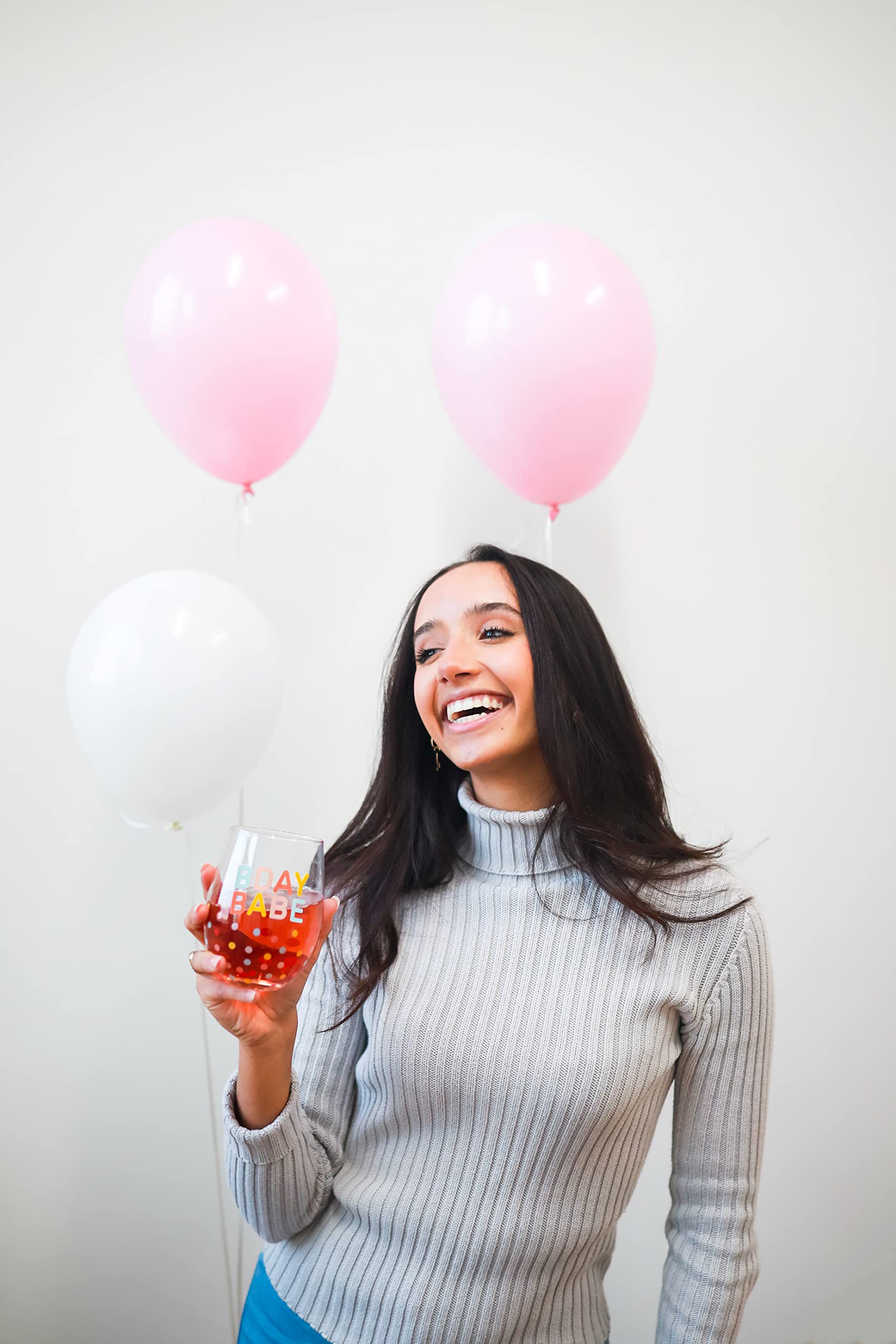 Birthday Babe Wine Glass - Perfect Party Favor -3 Birthday Babe Wine Glass - Perfect Party Favor -3