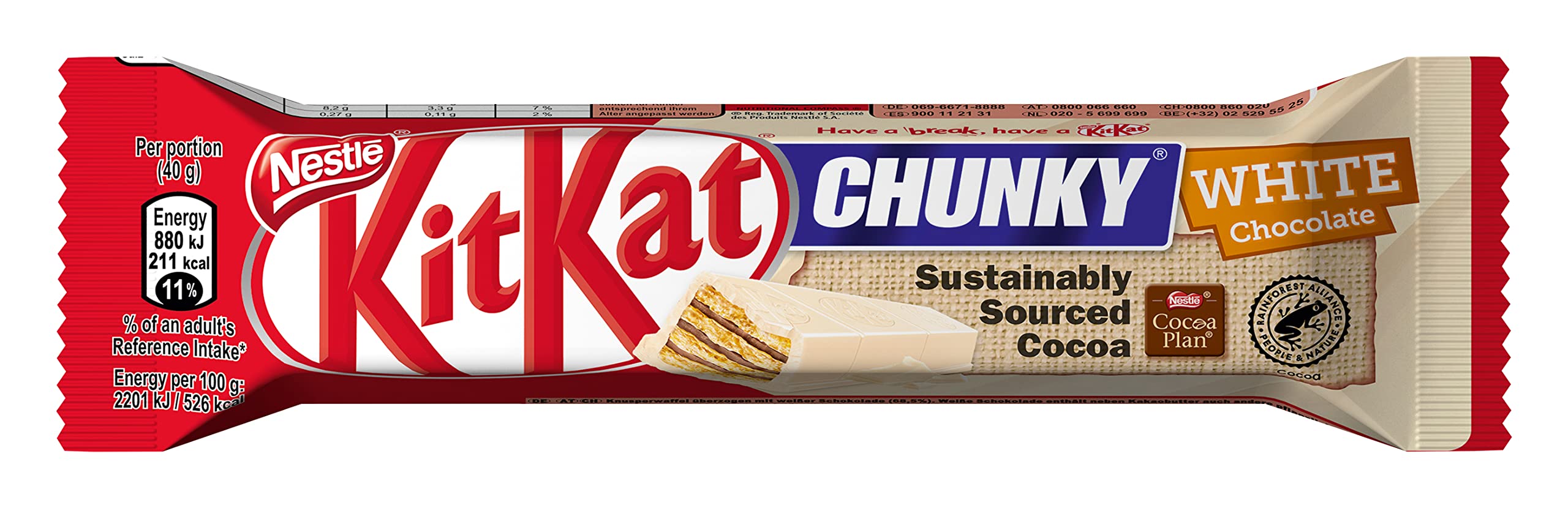 NESTLÉ KITKAT & LION Süßigkeiten-Mix, Schokoriegel-Box mit 6 verschiedenen Sorten, insgesamt 68 Riegel, 1er Pack (1x2.8 kg) (Verpackung kann variieren)