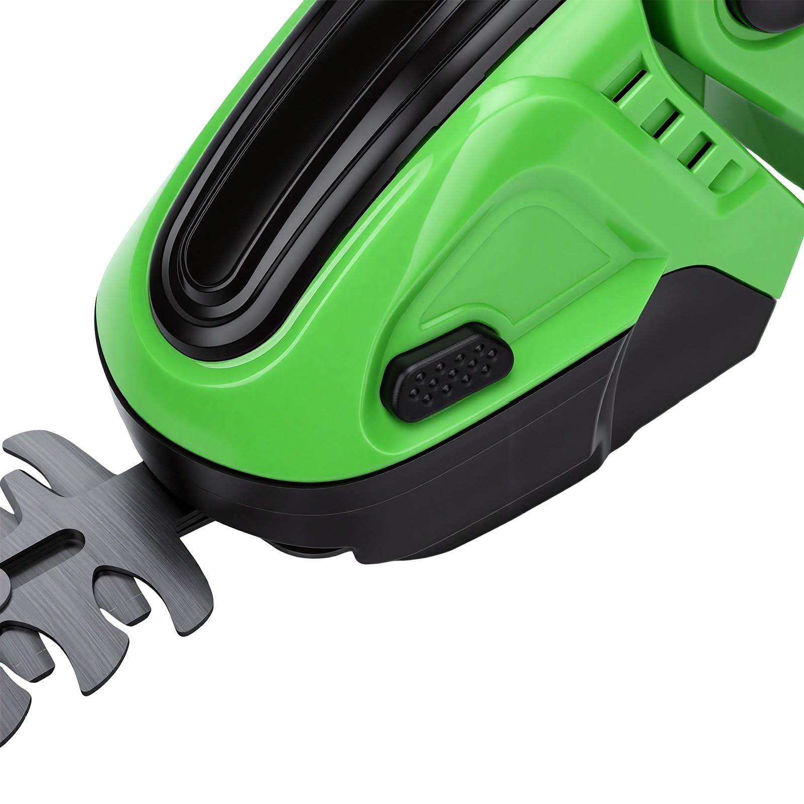 Generic Cortasetos Eléctrico y Cizalla de Césped Inalámbrica Ajustable para el Cuidado del Césped Diseño Ergonómico Ligero Verde