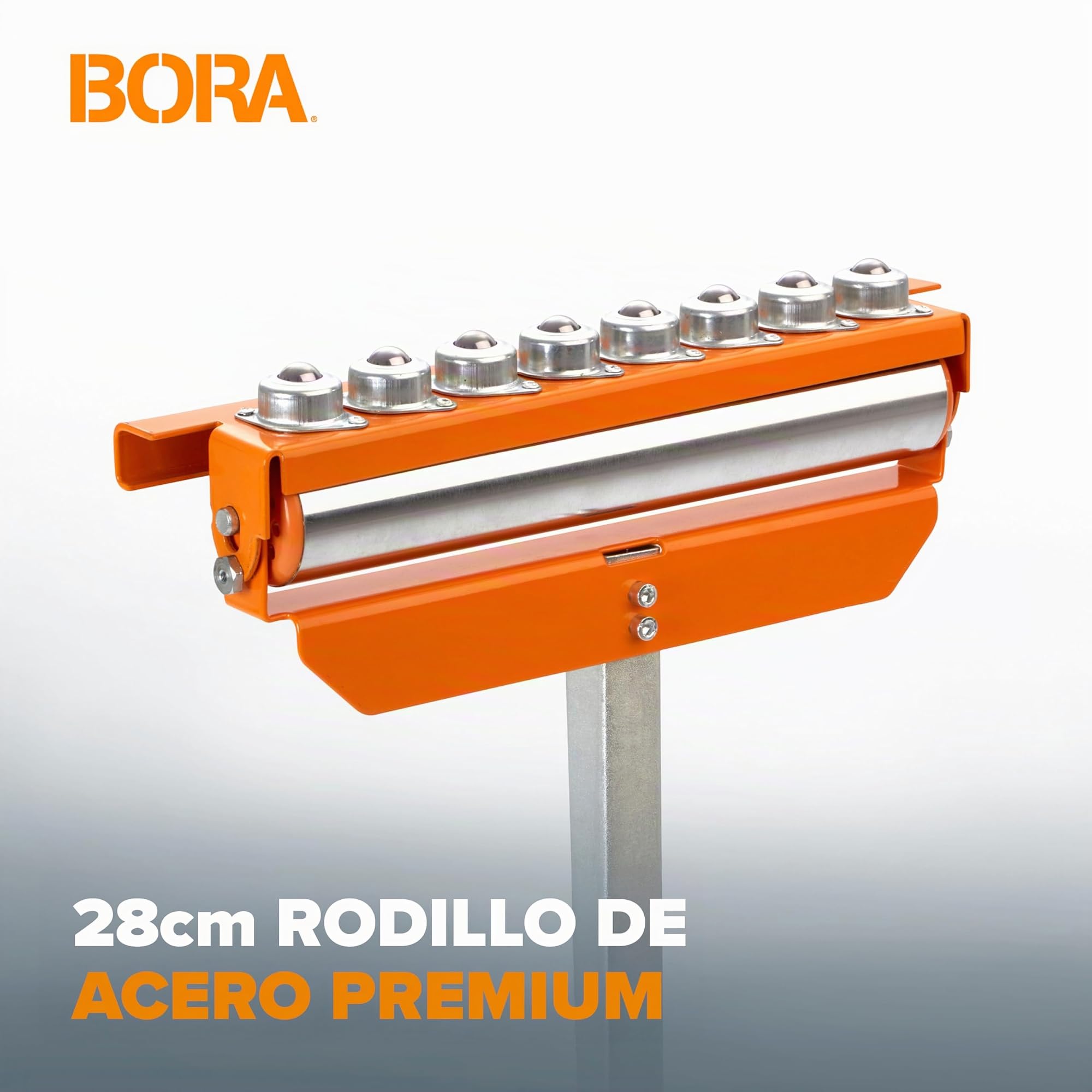 BORA A-Frame - Soporte de pedestal de tres funciones, rodamientos de bolas multidireccionales de 285 mm, altura ajustable (686-1111 mm), capacidad de peso de 136 kg, pies antideslizantes