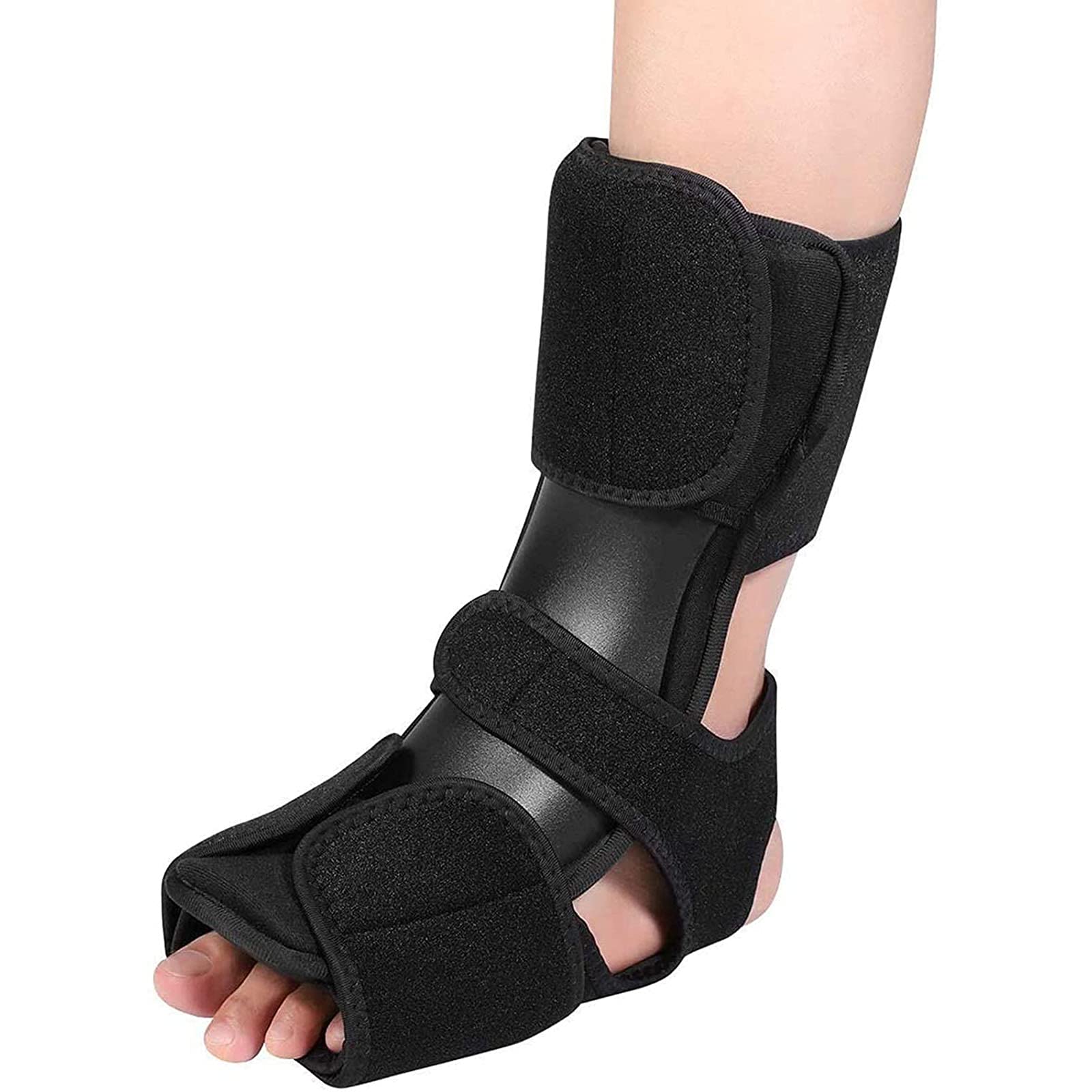 Plantar Fasciitis Night Splint Plantar Fasciitis Brace Adjustable Elastic Dorsal Night Splint for Treatment of Plantar Fasciitis Achilles Tendonitis and Drop Foot (XL)