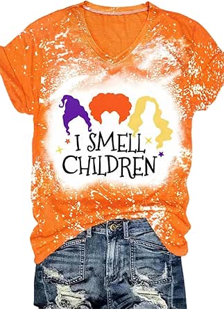 Hohololo Maglietta Hocus Pocus Halloween Donna – Sorelle Sanderson, Stampata, Girocollo, Vestibilità Comoda, Multicolore