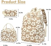 Vista 82 de Bluboon Juego de mochila para adolescentes, mochila escolar para niñas, lonchera y lápices, bolsas para estudiantes, 3 en 1, rosa-3 juegos, Escuela