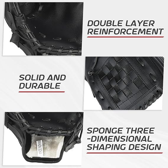 Baseball Glove with Ball for Beginner Training