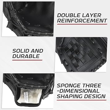 Baseball Glove with Ball for Beginner Training