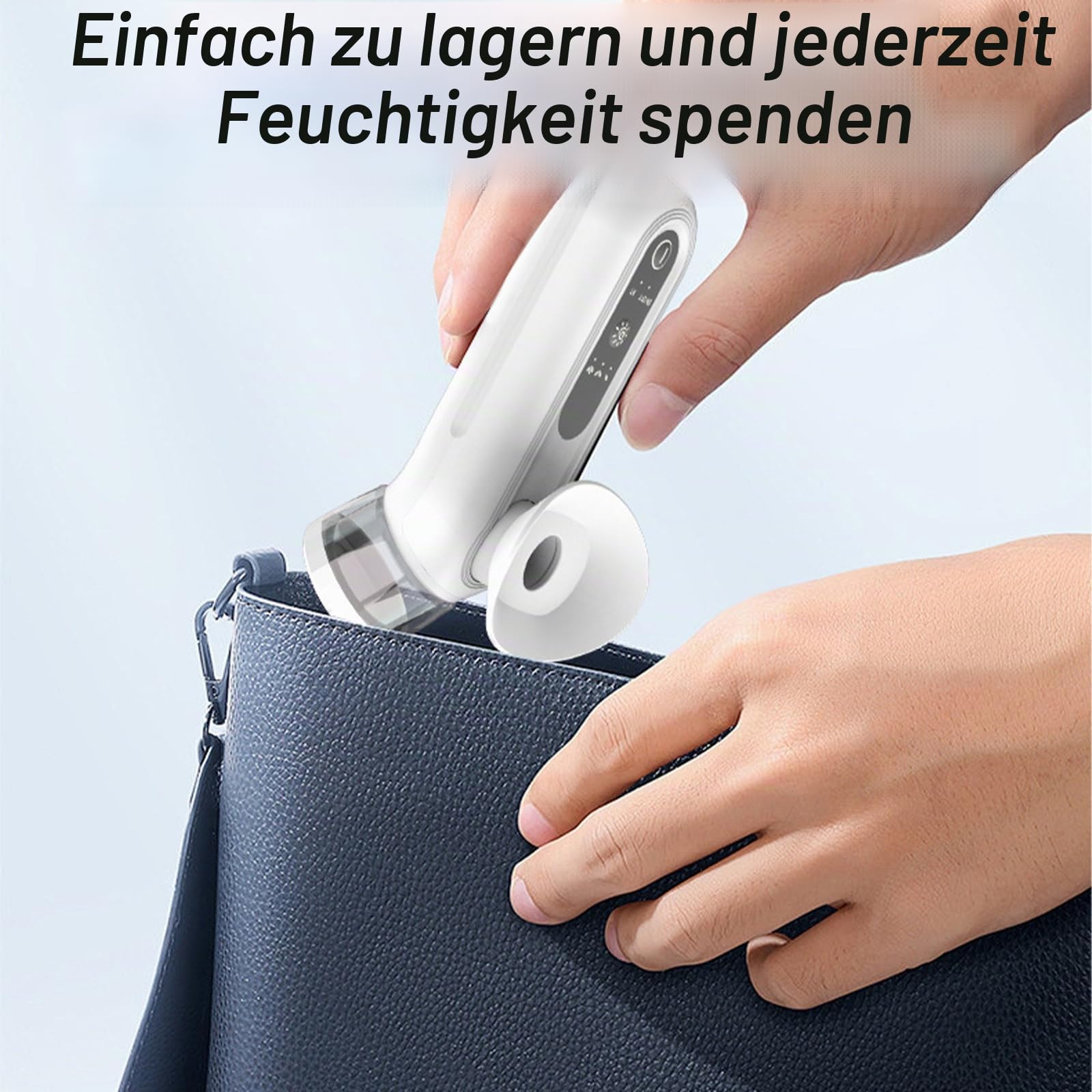 Nano Spray, Gesichtsdampfer, Augennebel-Dampfsprüher Face Steamer, Nano Eye Mist Steam Sprayer, Nano-Luftbefeuchter Für Trockene Augen, Tragbares Augenschutz-Pflegegerät, Warme Kompresse Feuchte Wärme