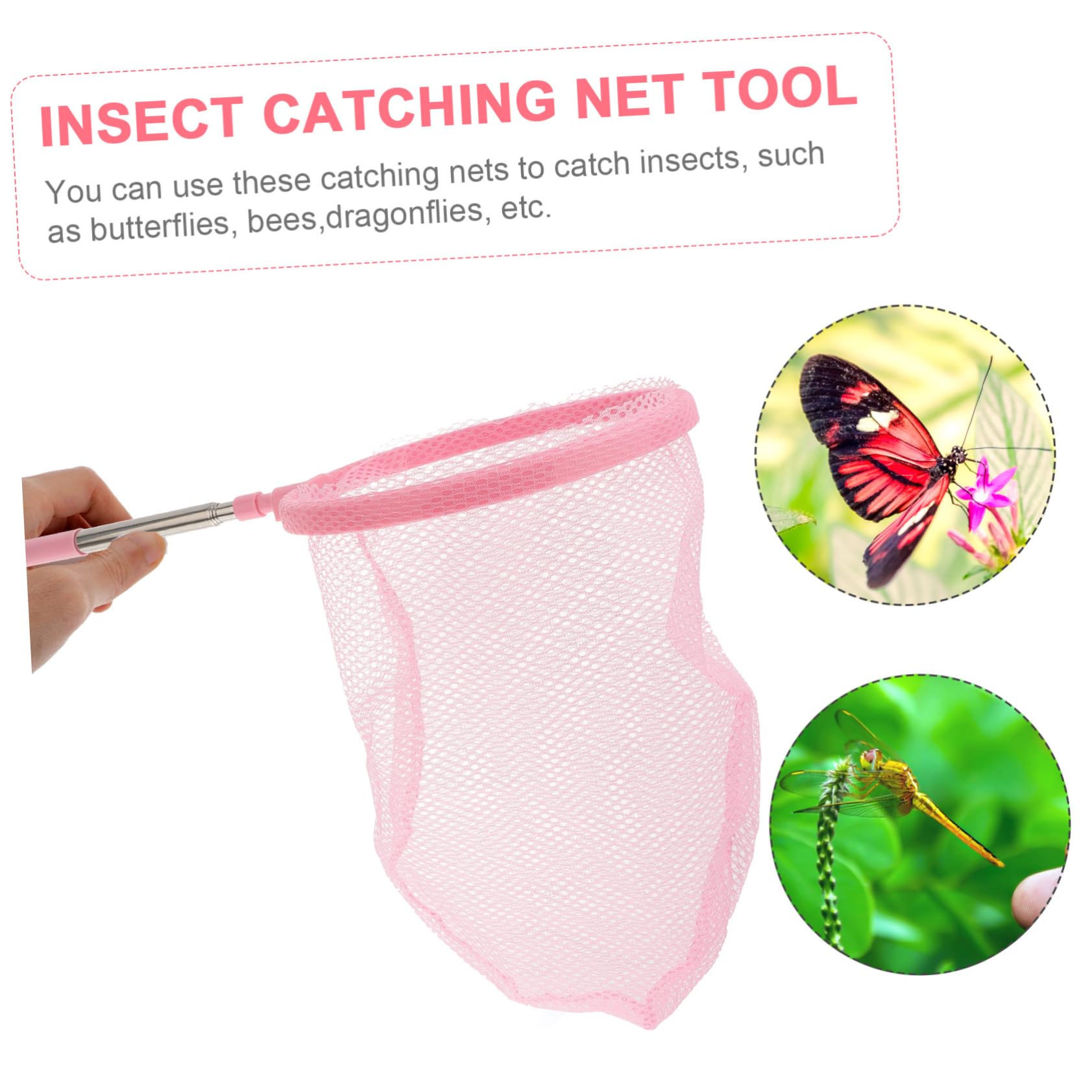 Kit de Captura de Exploración Infantil Rosa 5 Piezas