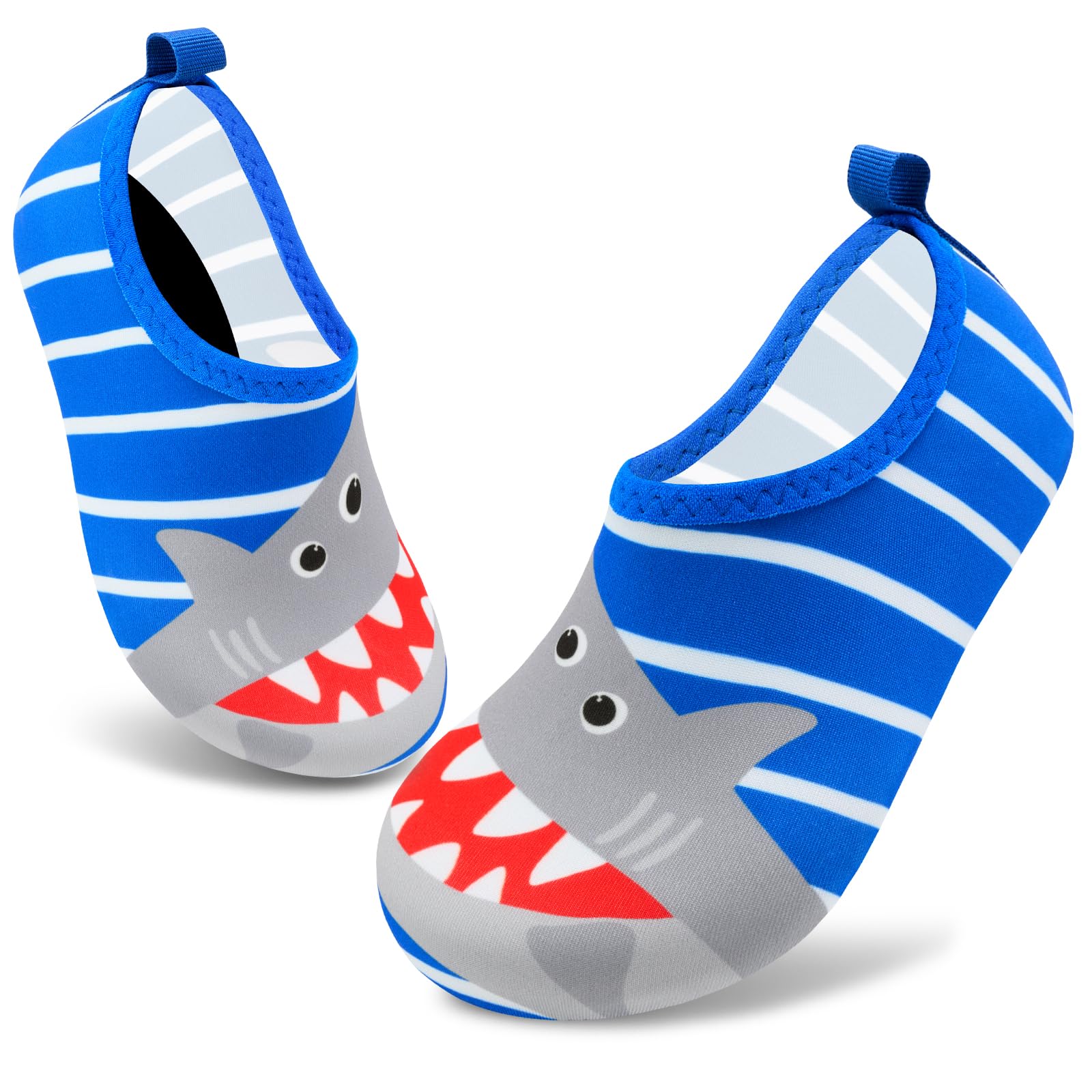 VIFUUR Kids Water Shoes Boys Girls Quick Dry Aqua Socks for Beach