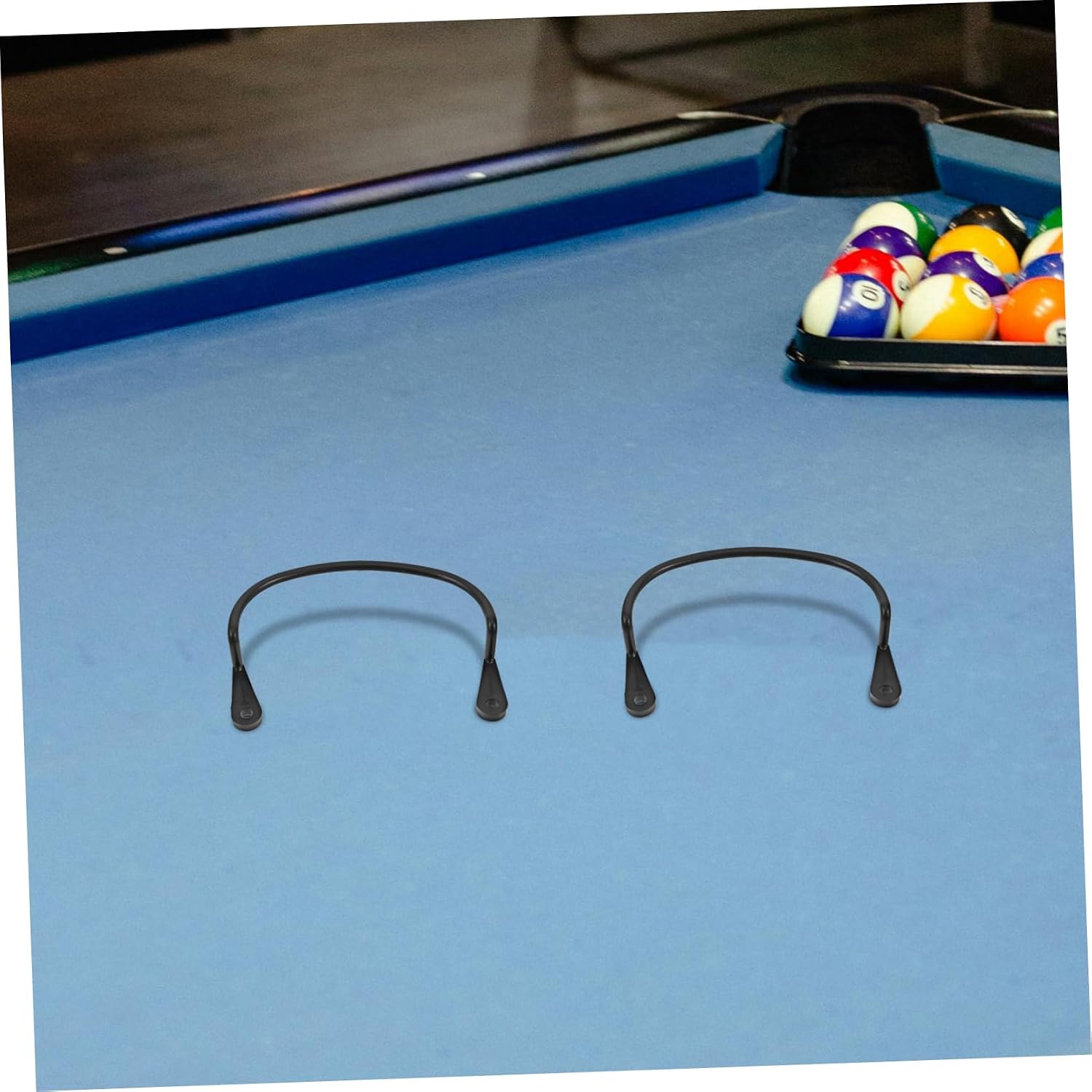 UPKOCH 6pcs Pool Table Accessories Corner Bracket for Pool Table Pool Table Drop Bags Bracket Replacement Billiard Pockets Bracket Pool Table Corner Bracket Billiard Parts Plastic Black