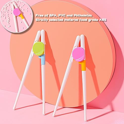 Miniatura 3 de Flechaco Juego de palillos de entrenamiento profesional, reutilizables para adultos y niños, palillos de aprendizaje y cubiertos para ejercitar la