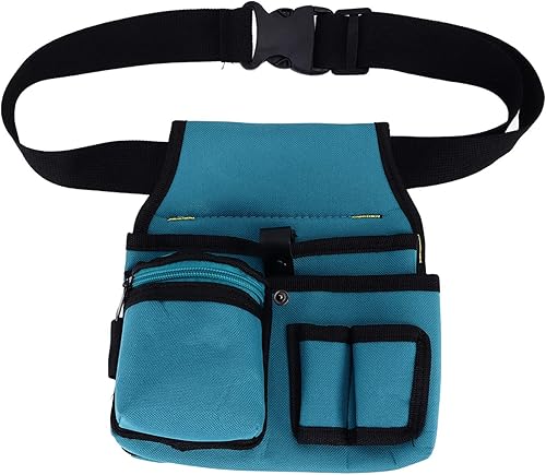 Miniatura 9 de Bolsa de herramientas para electricista con clip para cinturón, bolsa organizadora de herramientas, bolsa de herramientas de jardín, bolsa de